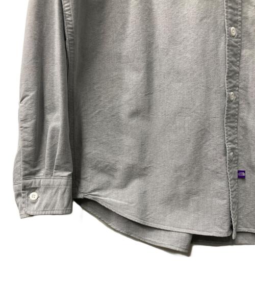 THE NORTHFACE PURPLELABEL（ザ・ノースフェイス パープルレーベル）THE NORTHFACE PURPLELABEL (ザ・ノースフェイス パープルレーベル) Button Down Field Shirt グレー サイズ:Mの古着・服飾アイテム