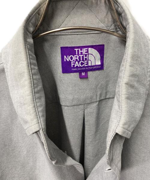 THE NORTHFACE PURPLELABEL（ザ・ノースフェイス パープルレーベル）THE NORTHFACE PURPLELABEL (ザ・ノースフェイス パープルレーベル) Button Down Field Shirt グレー サイズ:Mの古着・服飾アイテム