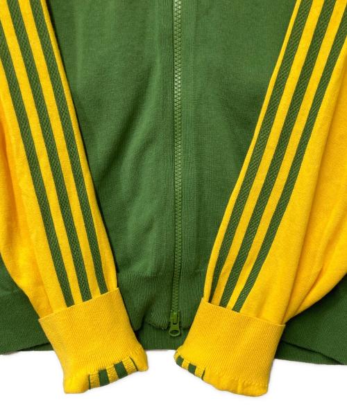 adidas（アディダス）adidas (アディダス) WALES BONNER (ウェールズボナー) トラックジャケット イエロー×グリーン サイズ:XLの古着・服飾アイテム