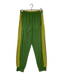 adidas（アディダス）の古着「ニューニット トラックパンツ」｜グリーン×イエロー
