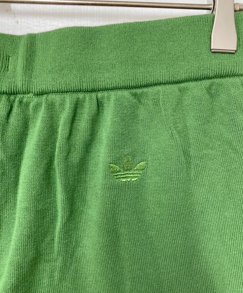 adidas（アディダス）adidas (アディダス) ニューニット トラックパンツ グリーン×イエロー サイズ:XLの古着・服飾アイテム