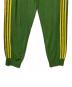 中古・古着 adidas (アディダス) ニューニット トラックパンツ グリーン×イエロー サイズ:XL：18000円