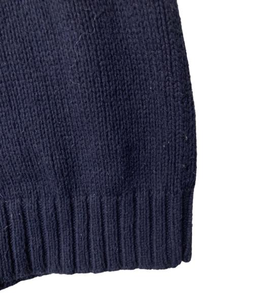 POLO RALPH LAUREN（ポロ・ラルフローレン）POLO RALPH LAUREN (ポロ・ラルフローレン) 総柄ニット ネイビー サイズ:Ｌの古着・服飾アイテム