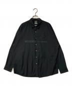 Bristol×WILD SIDE YOHJI YAMAMOTOブリストル×ワイルドサイド ヨウジ ヤマモト）の古着「BIG LOGO BAGGY SHIRT」｜ブラック