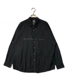 Bristol×WILD SIDE YOHJI YAMAMOTO（ブリストル×ワイルドサイド ヨウジ ヤマモト）の古着「BIG LOGO BAGGY SHIRT」｜ブラック