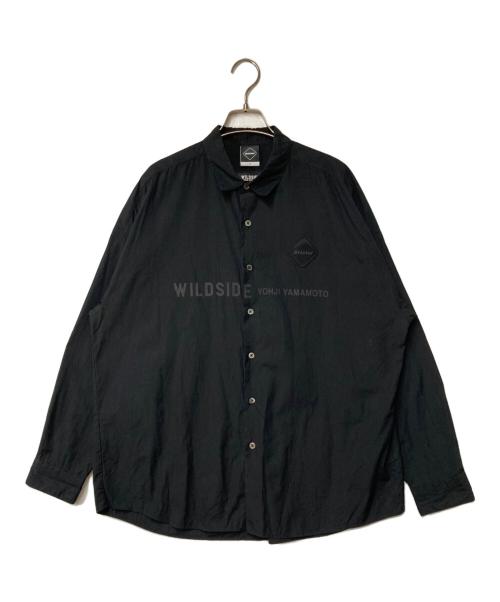 Bristol（ブリストル）Bristol (ブリストル) WILD SIDE YOHJI YAMAMOTO (ワイルドサイド ヨウジ ヤマモト) BIG LOGO BAGGY SHIRT ブラック サイズ:Sの古着・服飾アイテム