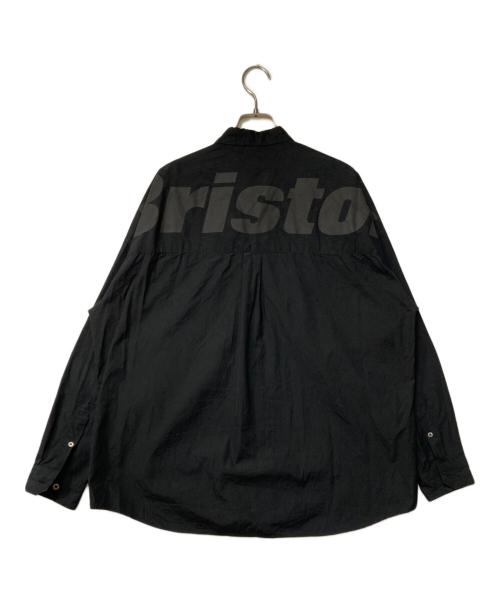 Bristol（ブリストル）Bristol (ブリストル) WILD SIDE YOHJI YAMAMOTO (ワイルドサイド ヨウジ ヤマモト) BIG LOGO BAGGY SHIRT ブラック サイズ:Sの古着・服飾アイテム