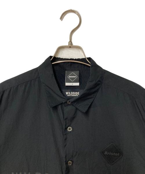 Bristol（ブリストル）Bristol (ブリストル) WILD SIDE YOHJI YAMAMOTO (ワイルドサイド ヨウジ ヤマモト) BIG LOGO BAGGY SHIRT ブラック サイズ:Sの古着・服飾アイテム