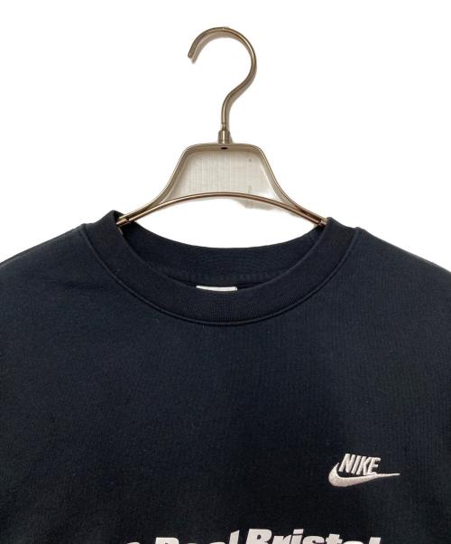 F.C.R.B.（エフシーレアルブリストル）F.C.R.B. (エフシーレアルブリストル) NIKE (ナイキ) クルーネックプリントスウェット ブラック サイズ:XLの古着・服飾アイテム