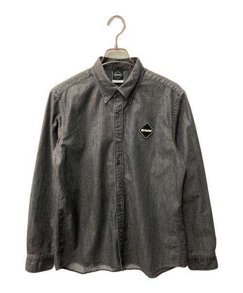 Bristol（ブリストル）Bristol (ブリストル) COOLMAX EMBLEM B.D. SHIRT グレー サイズ:Mの古着・服飾アイテム
