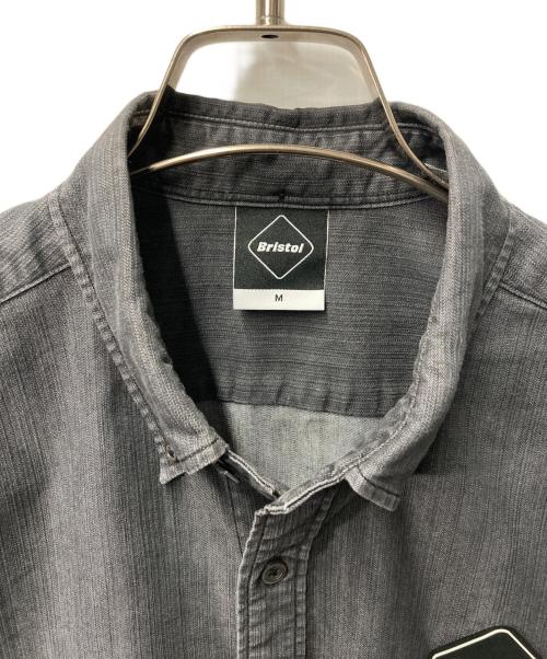 Bristol（ブリストル）Bristol (ブリストル) COOLMAX EMBLEM B.D. SHIRT グレー サイズ:Mの古着・服飾アイテム