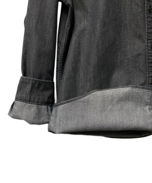 Bristol（ブリストル）Bristol (ブリストル) COOLMAX EMBLEM B.D. SHIRT グレー サイズ:Mの古着・服飾アイテム