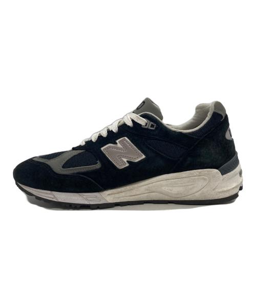 NEW BALANCE（ニューバランス）NEW BALANCE (ニューバランス) 990v2 ローカットスニーカー ブラック サイズ:US81/2 /UK8/EU42/CM26.5の古着・服飾アイテム