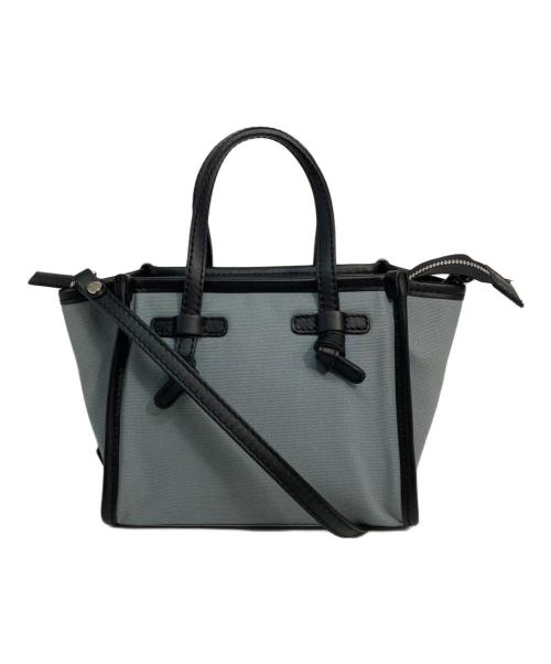 GIANNI CHIARINI（ジャンニ キアリーニ）GIANNI CHIARINI (ジャンニ キアリーニ) ミスマルチェッラ ショルダーバッグ ブルー×ブラックの古着・服飾アイテム