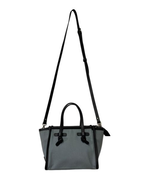 GIANNI CHIARINI（ジャンニ キアリーニ）GIANNI CHIARINI (ジャンニ キアリーニ) ミスマルチェッラ ショルダーバッグ ブルー×ブラックの古着・服飾アイテム