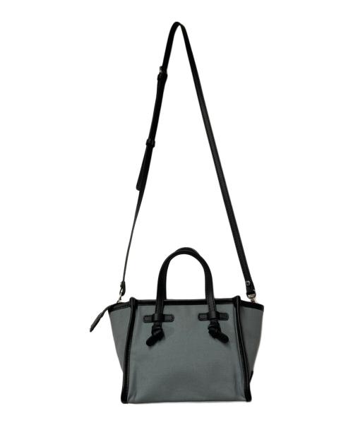 GIANNI CHIARINI（ジャンニ キアリーニ）GIANNI CHIARINI (ジャンニ キアリーニ) ミスマルチェッラ ショルダーバッグ ブルー×ブラックの古着・服飾アイテム
