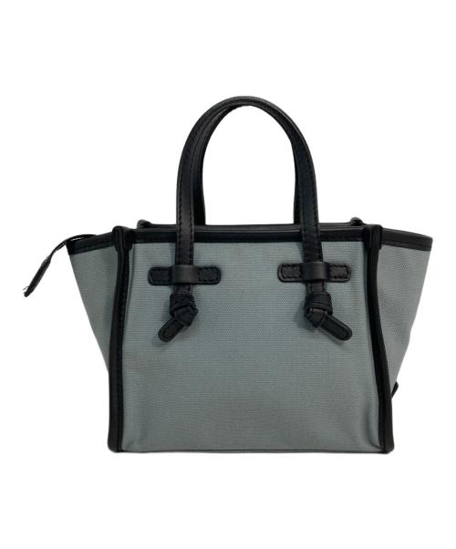 GIANNI CHIARINI（ジャンニ キアリーニ）GIANNI CHIARINI (ジャンニ キアリーニ) ミスマルチェッラ ショルダーバッグ ブルー×ブラックの古着・服飾アイテム