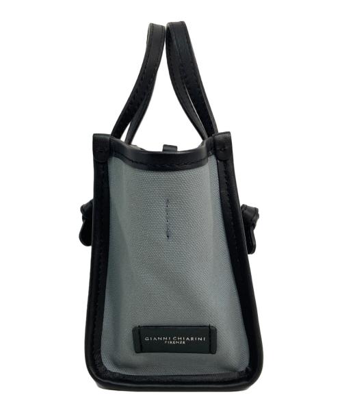 GIANNI CHIARINI（ジャンニ キアリーニ）GIANNI CHIARINI (ジャンニ キアリーニ) ミスマルチェッラ ショルダーバッグ ブルー×ブラックの古着・服飾アイテム