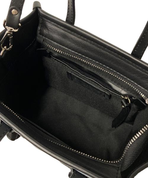 GIANNI CHIARINI（ジャンニ キアリーニ）GIANNI CHIARINI (ジャンニ キアリーニ) ミスマルチェッラ ショルダーバッグ ブルー×ブラックの古着・服飾アイテム