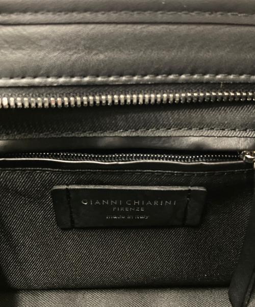 GIANNI CHIARINI（ジャンニ キアリーニ）GIANNI CHIARINI (ジャンニ キアリーニ) ミスマルチェッラ ショルダーバッグ ブルー×ブラックの古着・服飾アイテム