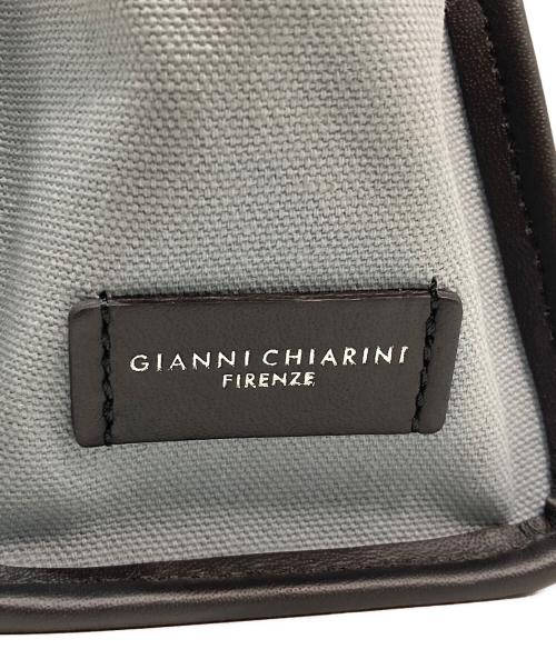 GIANNI CHIARINI（ジャンニ キアリーニ）GIANNI CHIARINI (ジャンニ キアリーニ) ミスマルチェッラ ショルダーバッグ ブルー×ブラックの古着・服飾アイテム