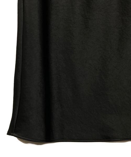 EVERYDAY I LIKE.（エヴリデイ アイ ライク）EVERYDAY I LIKE. (エヴリデイ アイ ライク) Minimal Satin スカート ブラック サイズ:Freeの古着・服飾アイテム