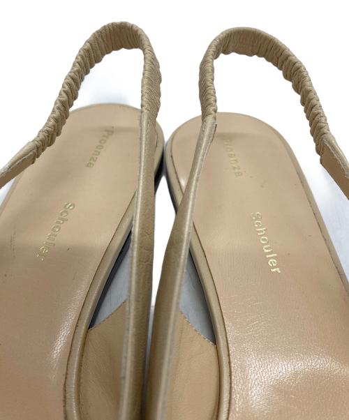 PROENZA SCHOULER（プロエンザ スクーラー）PROENZA SCHOULER (プロエンザ スクーラー) ポインテッドトゥ ミュール アイボリー サイズ:23の古着・服飾アイテム