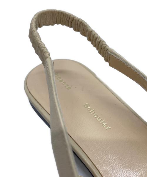 PROENZA SCHOULER（プロエンザ スクーラー）PROENZA SCHOULER (プロエンザ スクーラー) ポインテッドトゥ ミュール アイボリー サイズ:23の古着・服飾アイテム