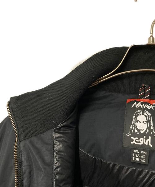 NANGA（ナンガ）NANGA (ナンガ) X-girl (エックスガール) Puffer Jacket ブラック サイズ:Ｍの古着・服飾アイテム