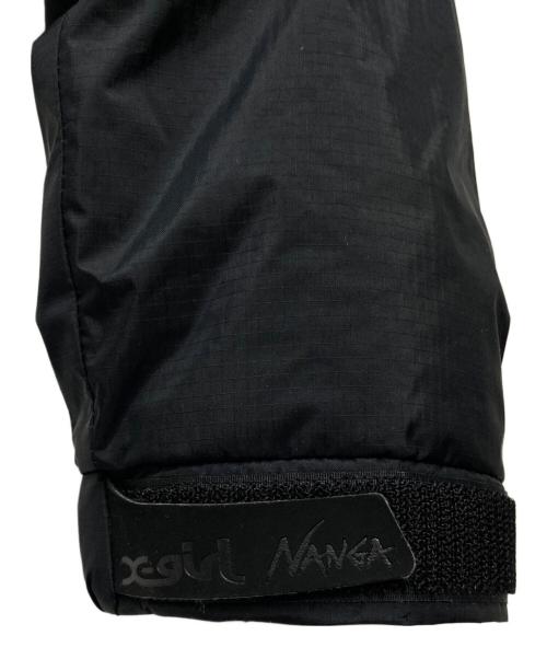 NANGA（ナンガ）NANGA (ナンガ) X-girl (エックスガール) Puffer Jacket ブラック サイズ:Ｍの古着・服飾アイテム