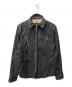 BURBERRY BLACK LABEL（バーバリーブラックレーベル）の古着「裏ノバチェック ジップアップジャケット」｜ブラック