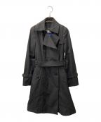 BURBERRY BLUE LABELバーバリー ブルー レーベル）の古着「ライナー付トレンチコート」｜ブラック