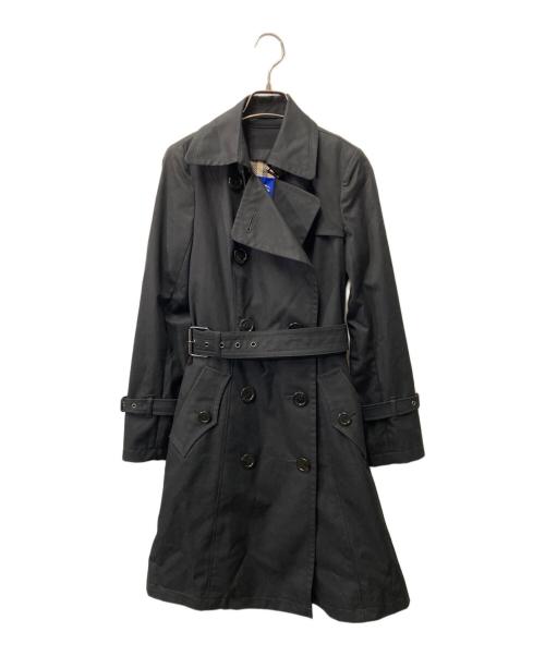 BURBERRY BLUE LABEL（バーバリー ブルー レーベル）BURBERRY BLUE LABEL (バーバリー ブルー レーベル) ライナー付トレンチコート ブラック サイズ:38の古着・服飾アイテム