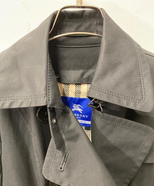 BURBERRY BLUE LABEL（バーバリー ブルー レーベル）BURBERRY BLUE LABEL (バーバリー ブルー レーベル) ライナー付トレンチコート ブラック サイズ:38の古着・服飾アイテム