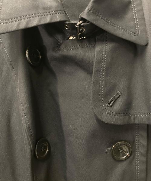 BURBERRY BLUE LABEL（バーバリー ブルー レーベル）BURBERRY BLUE LABEL (バーバリー ブルー レーベル) ライナー付トレンチコート ブラック サイズ:38の古着・服飾アイテム