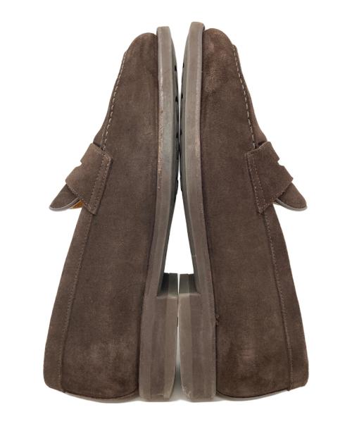 berwick（バーウィック）berwick (バーウィック) 5260SBVIDB スウェードローファー ブラウン サイズ:7 1/2の古着・服飾アイテム