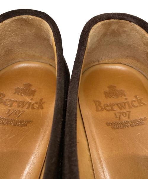 berwick（バーウィック）berwick (バーウィック) 5260SBVIDB スウェードローファー ブラウン サイズ:7 1/2の古着・服飾アイテム