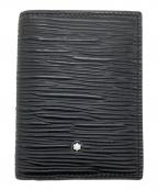 MONTBLANCモンブラン）の古着「型押しカードケース」｜ブラック