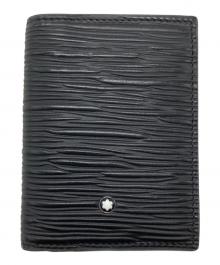 MONTBLANC（モンブラン）の古着「型押しカードケース」｜ブラック