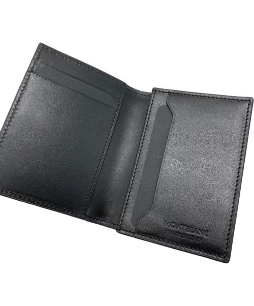 MONTBLANC（モンブラン）MONTBLANC (モンブラン) 型押しカードケース ブラックの古着・服飾アイテム