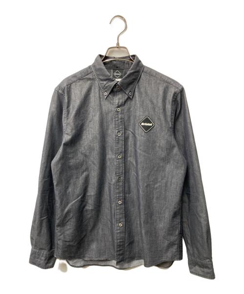 Bristol（ブリストル）Bristol (ブリストル) COOLMAX EMBLEM B.D SHIRT グレー サイズ:Ｍの古着・服飾アイテム