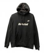 Bristol×NIKEブリストル×ナイキ）の古着「プルオーバーパーカー」｜ブラック