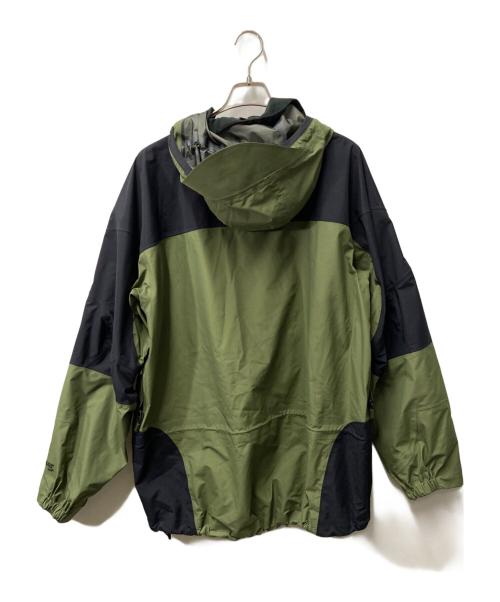 L.L.Bean（エルエルビーン）L.L.Bean (エルエルビーン) ナイロンジャケット ブラック×グリーン サイズ:Lの古着・服飾アイテム