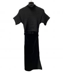 Y's（ワイズ）の古着「切替ワンピース」｜ブラック