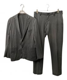MACKINTOSH LONDON（マッキントッシュ ロンドン）の古着「ミニハウンドトゥースジャージーセットアップジャケット」｜グレー