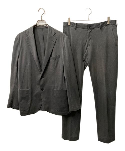 MACKINTOSH LONDON（マッキントッシュ ロンドン）MACKINTOSH LONDON (マッキントッシュ ロンドン) ミニハウンドトゥースジャージーセットアップジャケット グレー サイズ:40の古着・服飾アイテム