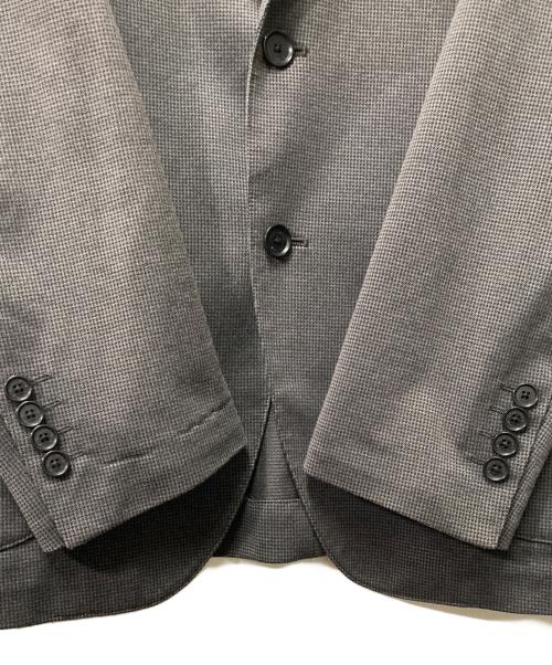 MACKINTOSH LONDON（マッキントッシュ ロンドン）MACKINTOSH LONDON (マッキントッシュ ロンドン) ミニハウンドトゥースジャージーセットアップジャケット グレー サイズ:40の古着・服飾アイテム