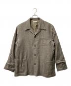 OLD JOE BRANDオールドジョーブランド）の古着「PLEATED-POCKET NASSOW JACKET」｜グレー