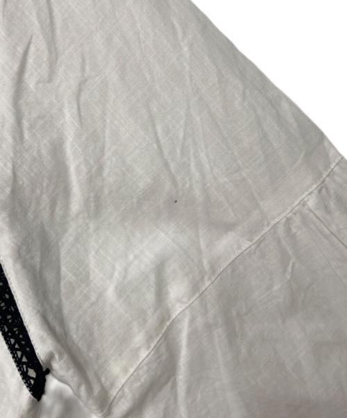 Leilian（レリアン）LEILIAN (レリアン) 刺繍ブラウス ホワイト サイズ:13の古着・服飾アイテム
