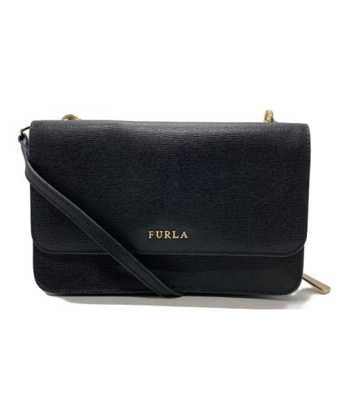 FURLA（フルラ）FURLA (フルラ) ミニショルダーバッグ ブラックの古着・服飾アイテム